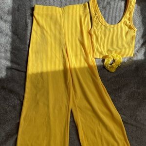 Yellow two piece
